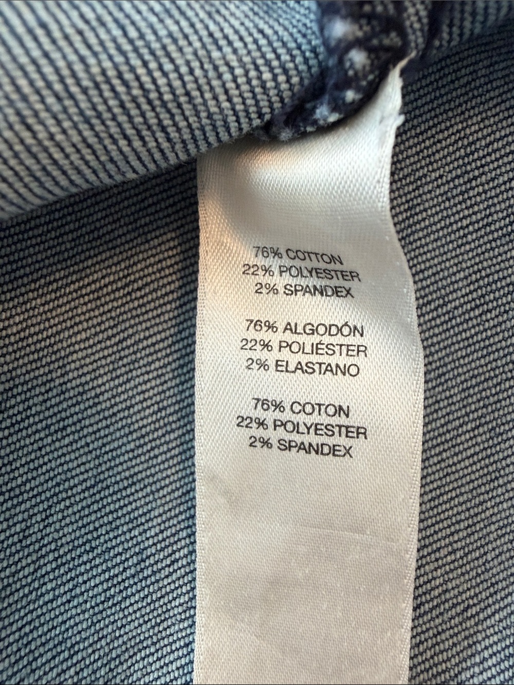 Chico's Indigo Denim Sleeveless Button-Front Vest - Picture 6 of 7